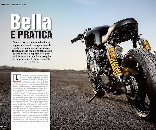 Honda CB750 Cafè Racer by Fabbris Moto – Motociclismo