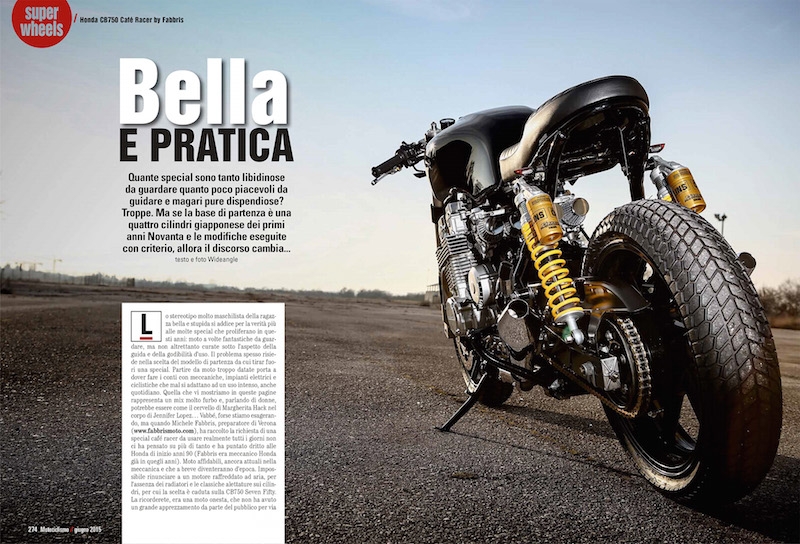 Honda CB750 Cafè Racer by Fabbris Moto – Motociclismo